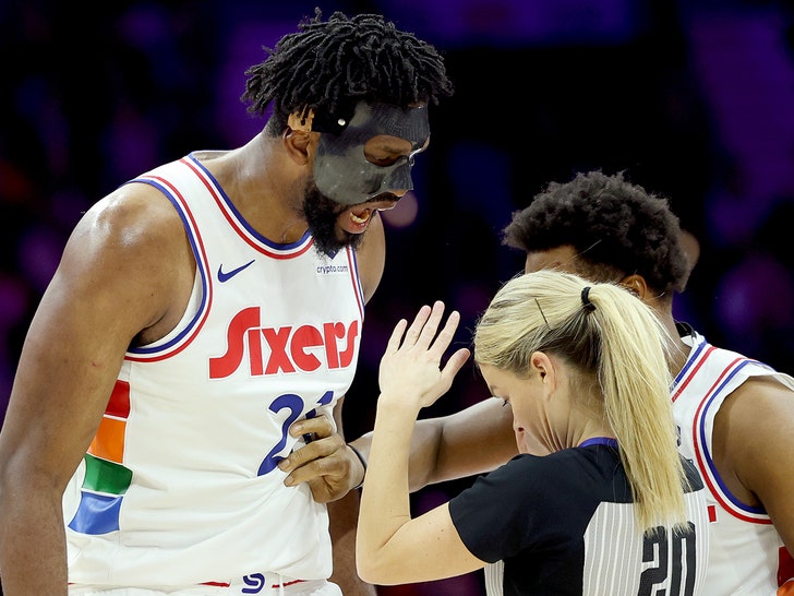 Joel Embiid Screams In Female Ref's Face, Gets Ejected