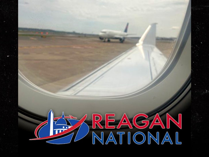 reagan national airport clip plane wing x main