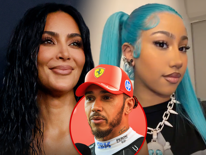 main kim kardashian north west lewis hamilton getty tiktok