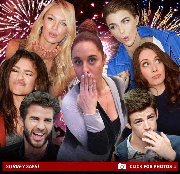 TMZ Staff Picks -- Which Star Would You Kiss on New Year's Eve?!