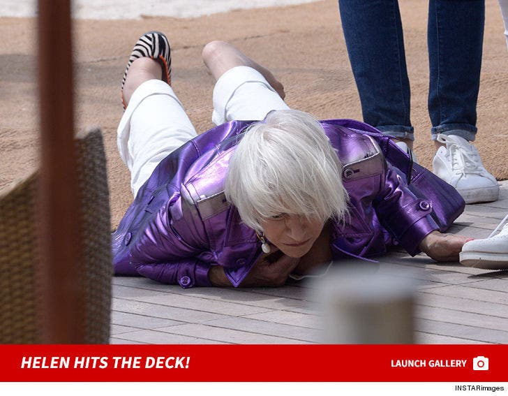 Helen Mirren Hits The Deck