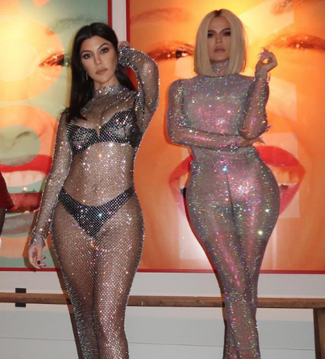 Kourtney Kardashian (39) vs. Khloe Kardashian (34)