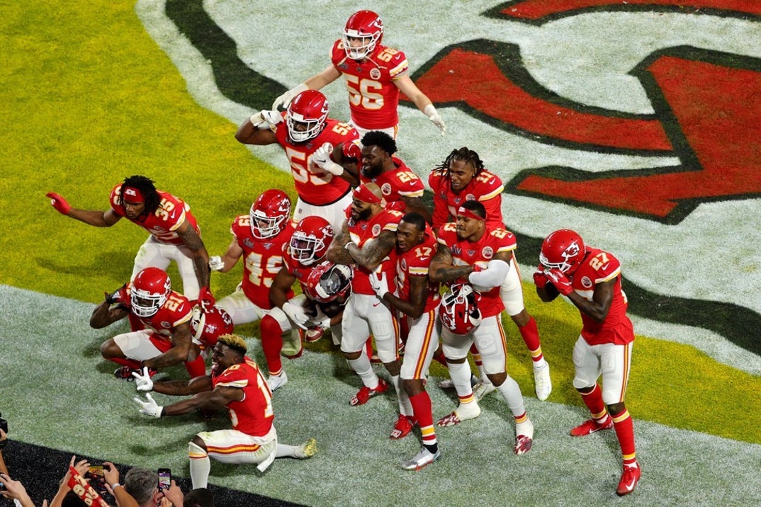 Kansas City Chiefs Super Bowl LVII Champions Red Special Bom - Inspire  Uplift