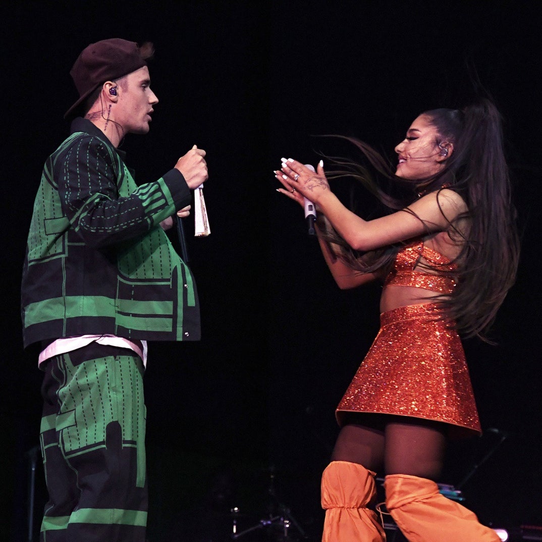 2019: Justin Bieber joins Ariana Grande onstage during her headlining performance