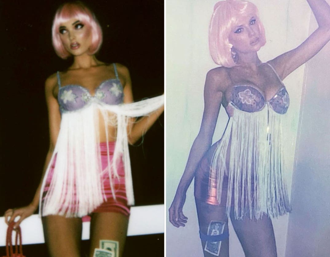 Elsa Hosk vs. Charlotte McKinney -- 'Closer' Alice Edition