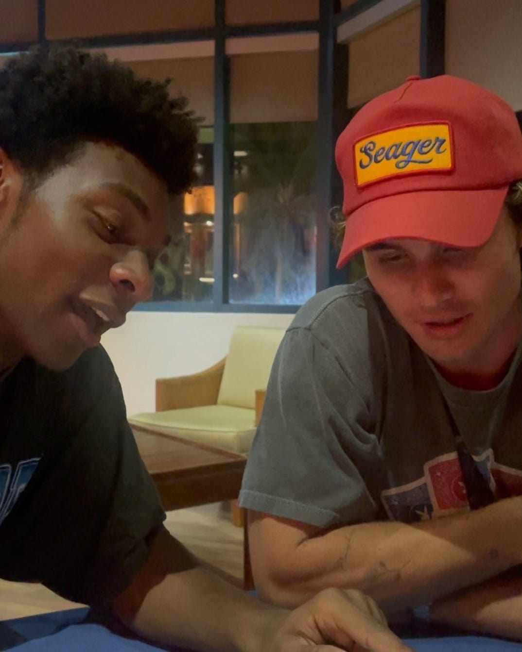 Jonathan Daviss and Chase Stokes