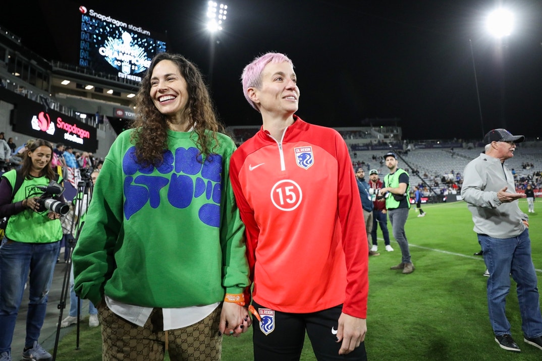 Megan Rapinoe and Sue Bird Happier Times 5