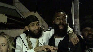Nipsey Hussle Bros Down w/ James Harden, You're an L.A. Legend!