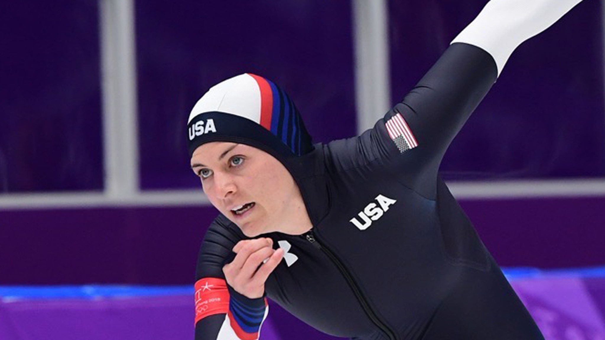 Olympic Speed Skating Funny Faces