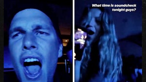 Tom Brady Belts Out Songs With Gisele At U2 Concert