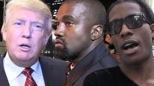 Kanye West Called President Trump to Help Free A$AP Rocky