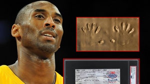 Rare Kobe Bryant Memorabilia Hits Auction, Draft Day Ticket, Gold Handprints