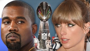 kanye west taylor swift superbowl lombardi trophy main getty