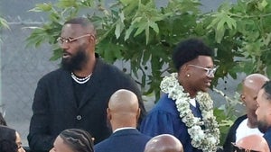 James Family Gathers For Bryce James Graduation Ceremony