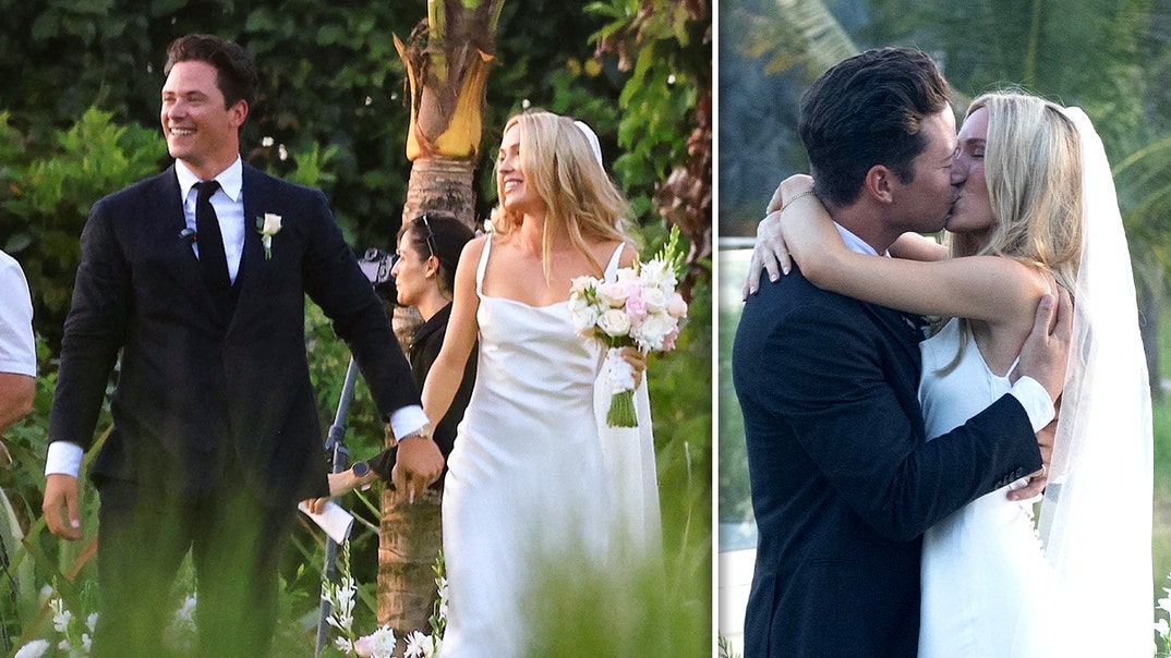 Cassie Randolph & Brighton Reinhardt Wedding launch backgrid