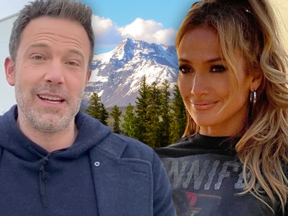 Ben Affleck and Jennifer Lopez spotted hanging out at the Big Sky Resort in Montana.