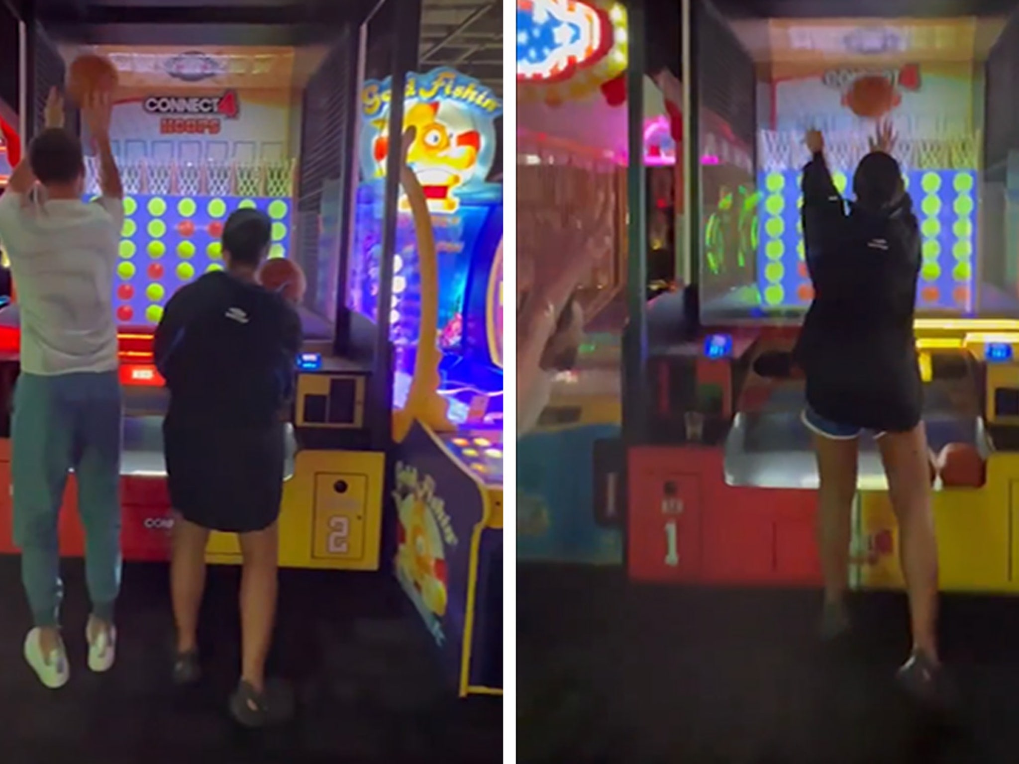 Steph And Ayesha Curry Battle It Out In Connect 4 Hoops, Who Won?!