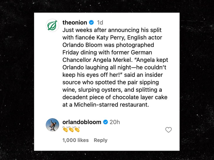 Orlando Bloom Dinner in Onion 7