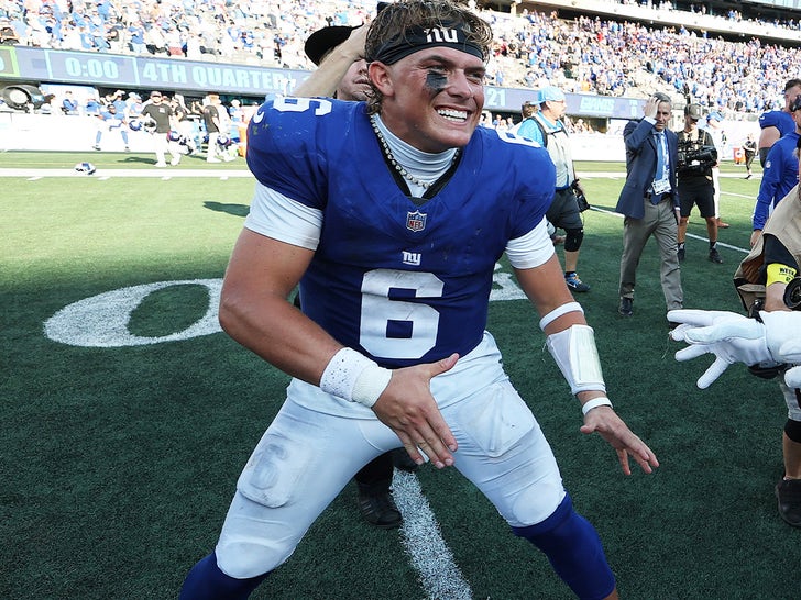 Jaxson Dart Happy After New York Giants Win