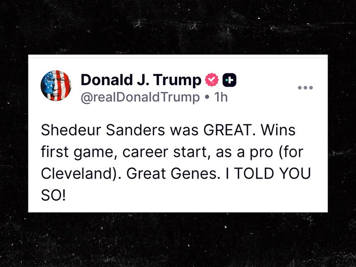 donald trump shedeur sanders 1
