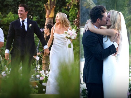 Cassie Randolph & Brighton Reinhardt Wedding launch backgrid