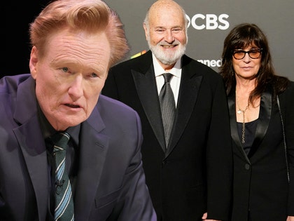 conan o'brien and rob reiner michelle reiner getty comp