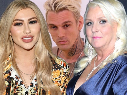 aaron carter melanie martin  Jane Schneck getty comp