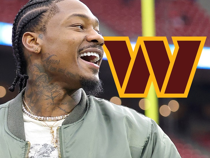 stefon diggs washington commanders getty