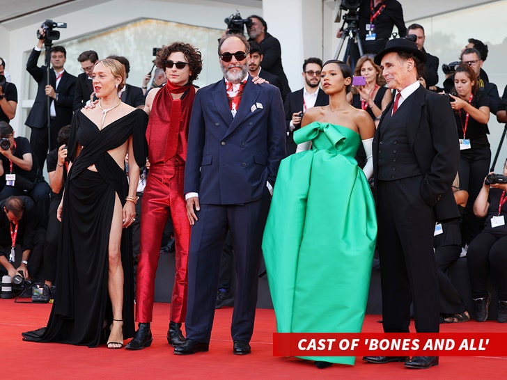 Timothée Chalamet's 'Bones And All' Milan Premiere Red Carpet Shut