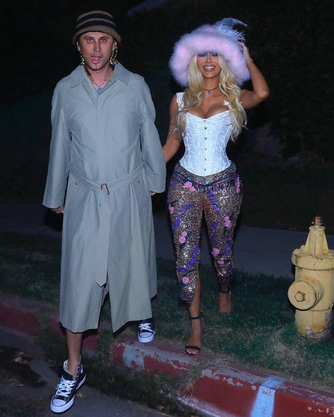 2018 -- Pam Anderson and Tommy Lee with Food God