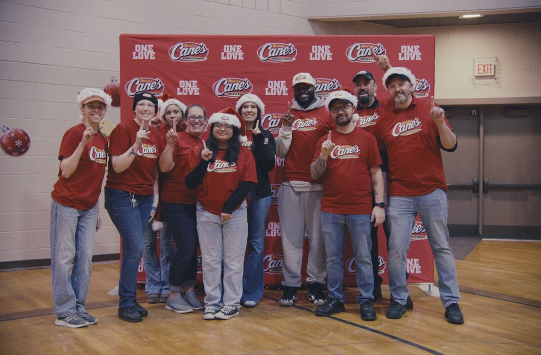 Shaquil Barrett With Raising Cane's 18