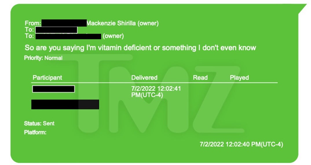 Mackenzie Shirilla Details Blackouts To Dominic Russo 1