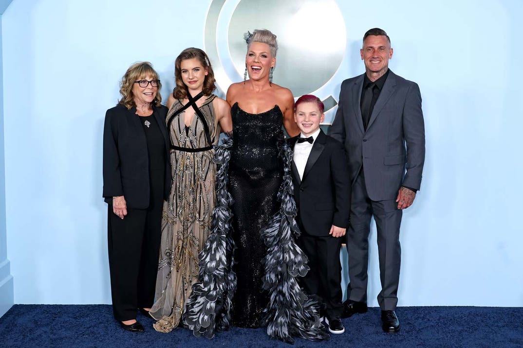 Pink and Carey Hart with their children