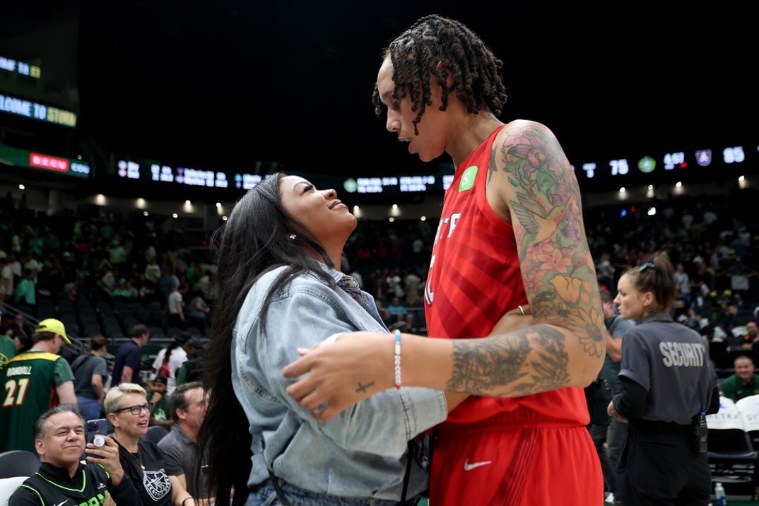 Brittney and Cherelle Griner Happier Times 6