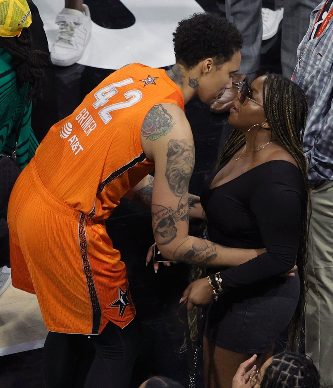 Brittney and Cherelle Griner Happier Times 4