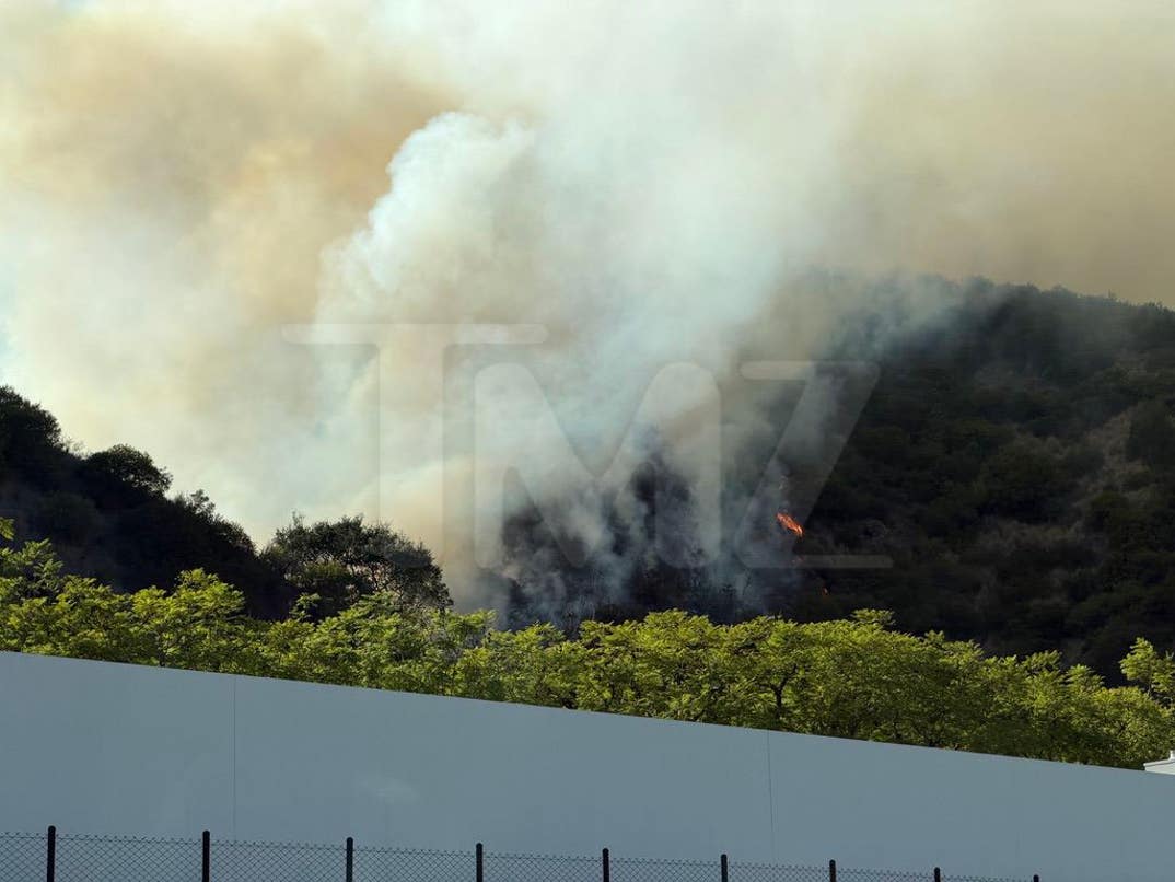 Large Brush Fire Near Getty Center 3
