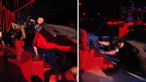 Madonna -- Violently Yanked to Ground During Awards Show