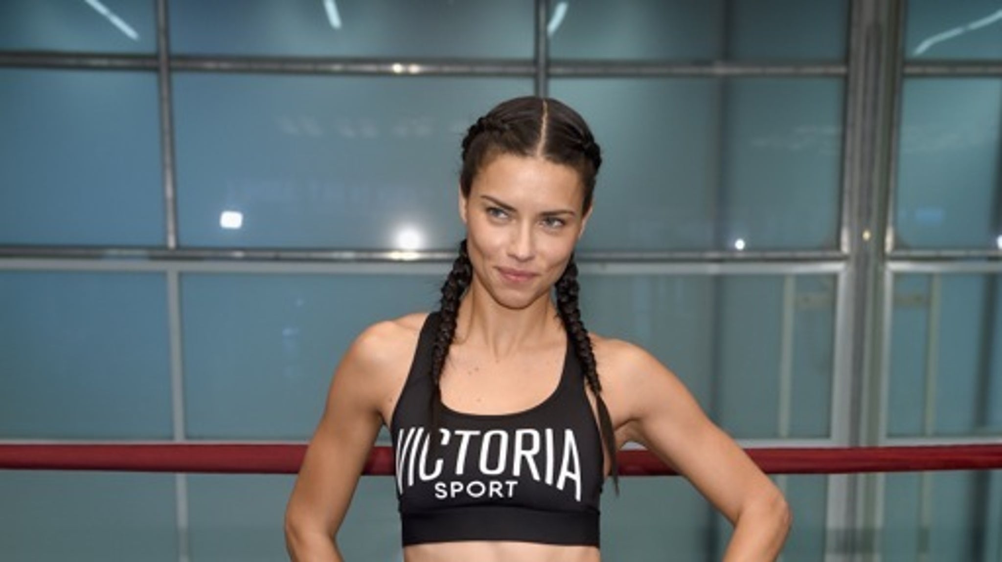 Adriana Lima's Sexy Boxing Session