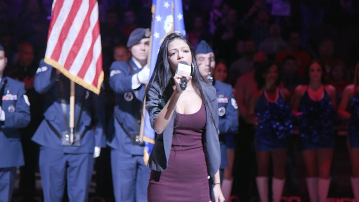 M. Night Shyamalan's Daughter Crushes Nat'l Anthem at 76ers Game
