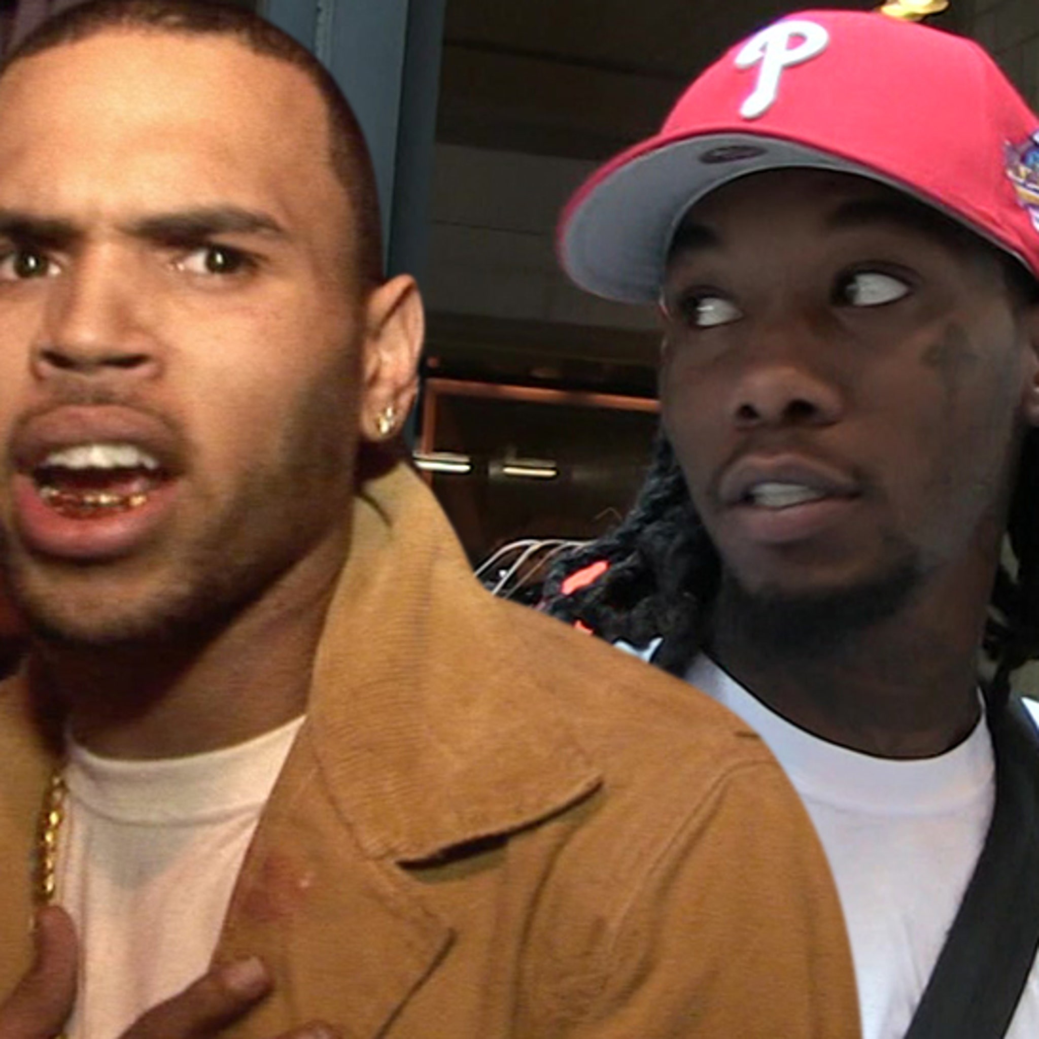 Chris Brown Tells Offset To Fight Him Suck His D In Beef Over