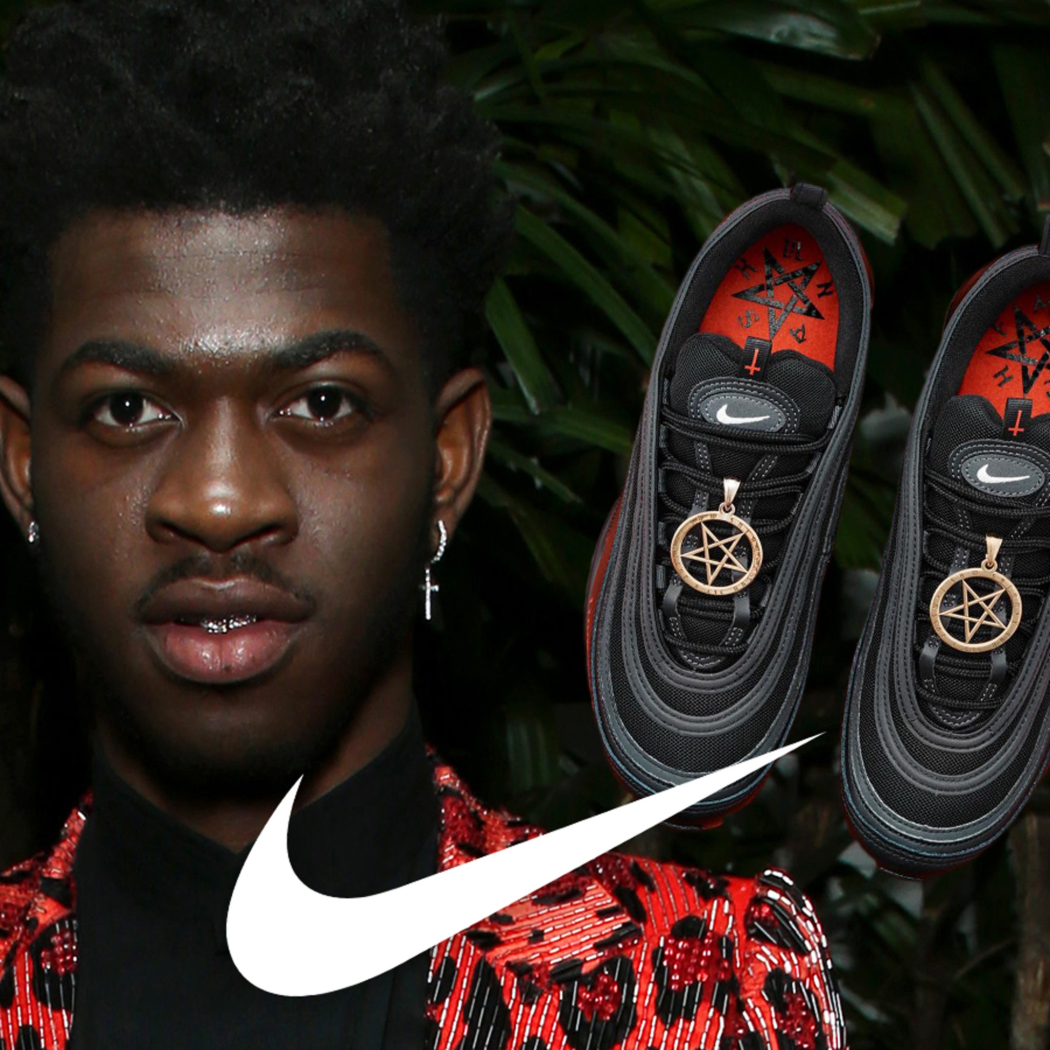 lil nas nike satan shoes