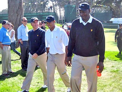 Tiger Woods & Michael Jordan