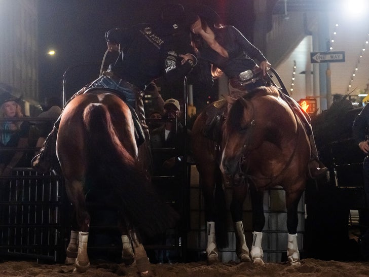 Bella Hadid & Adan Banuelos Riding At The 'Window To The West' Pop-Up