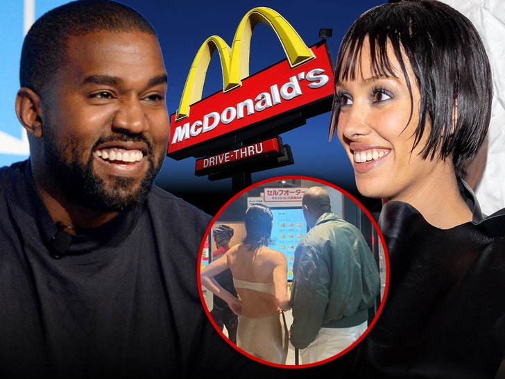 kanye and bianca mcdonalds getty x 1