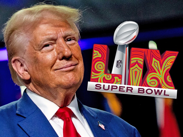 Donald Trump Superbowl Lix Main Getty