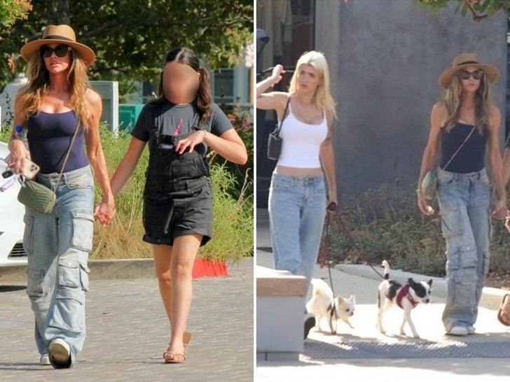 Denise Richards Out With Daughters For Lunch