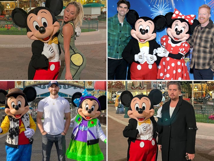Celebs With Mickey Mouse