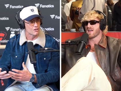 Tom Brady and Logan Paul