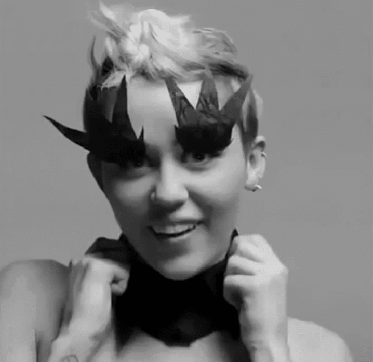 10 Racy GIFs From Miley Cyrus Bondage Video Thatl