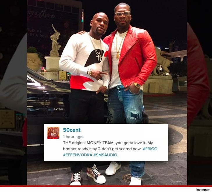 50 Cent -- Buries Hatchet With Mayweather ... 'He's My Brother'